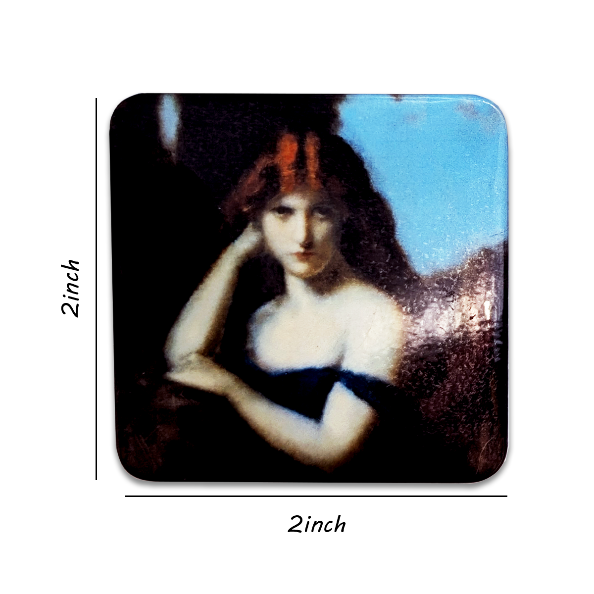 "Standing Woman" Art Magnet