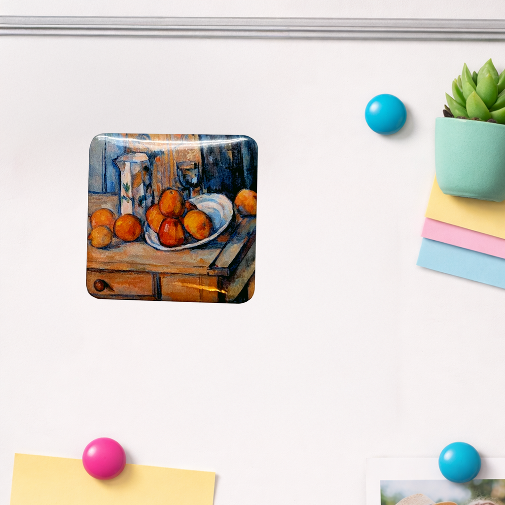 "Still Life with Milk Jug and Fruit" Art Magnet