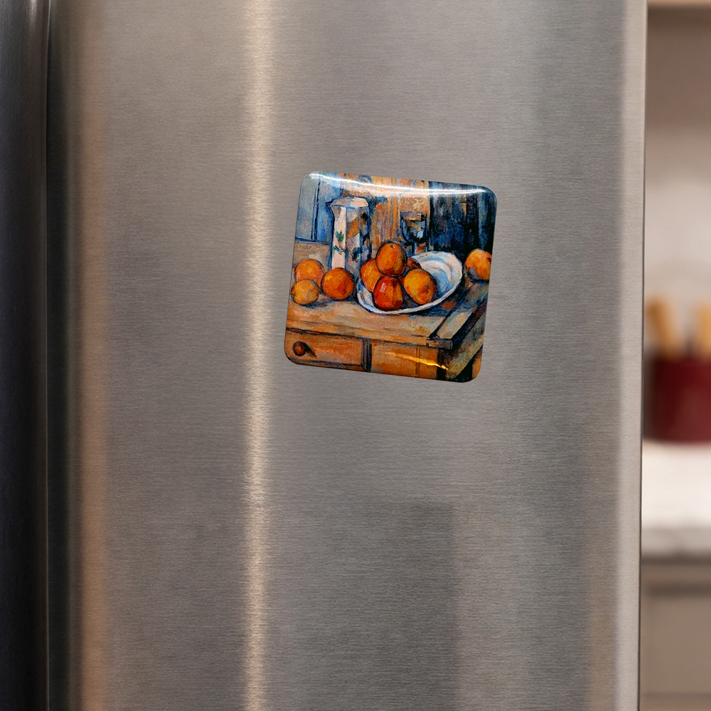 "Still Life with Milk Jug and Fruit" Art Magnet
