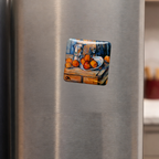 "Still Life with Milk Jug and Fruit" Art Magnet
