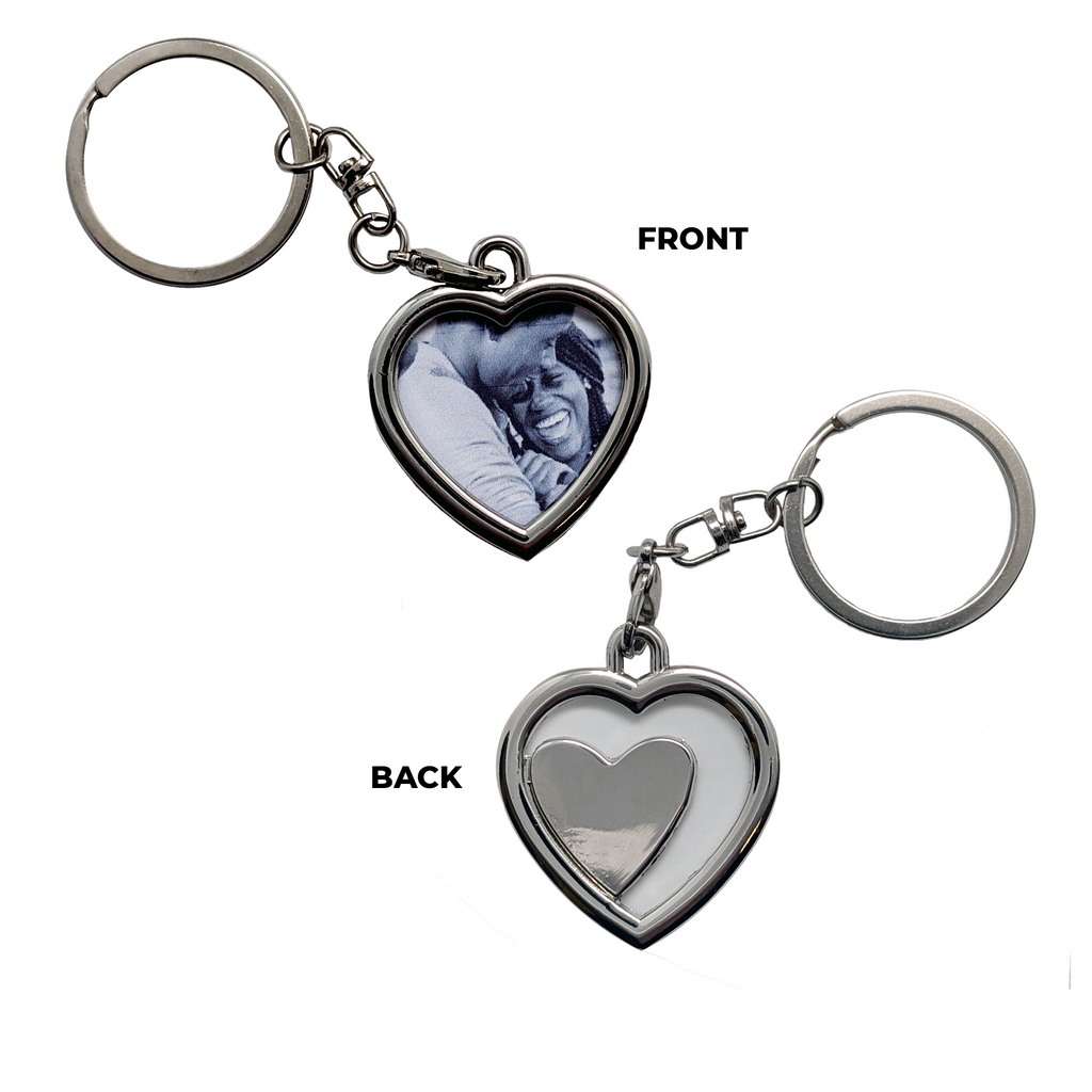 Metal Photo Insert Key Chain