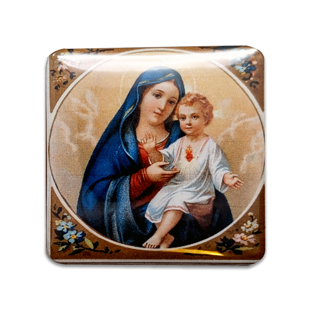 Virgin Mary & Jesus Art Magnet