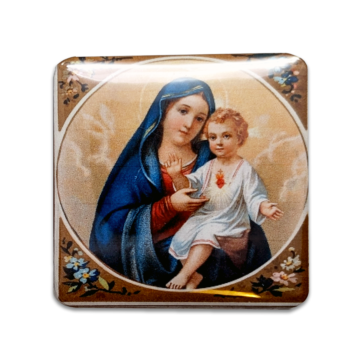 Virgin Mary & Jesus Art Magnet