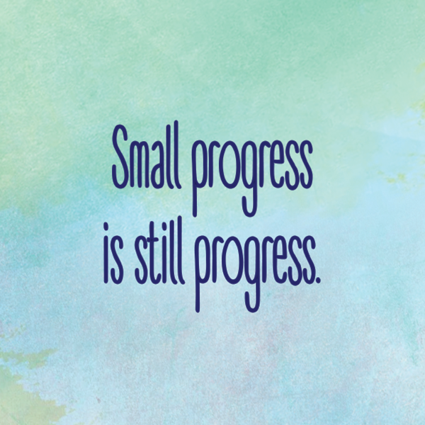 "Small Progress is Still Progress" Watercolour Motivation Magnet (Copy)