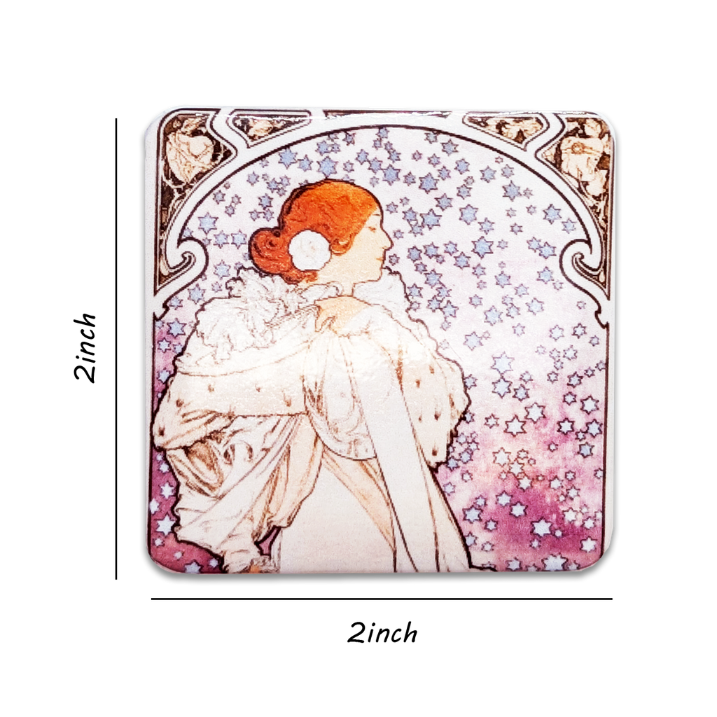 "Lady of Camellias" Art Magnet