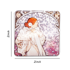 "Lady of Camellias" Art Magnet