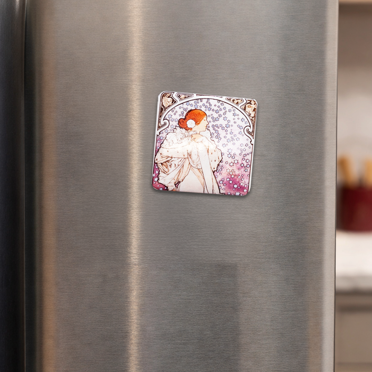 "Lady of Camellias" Art Magnet