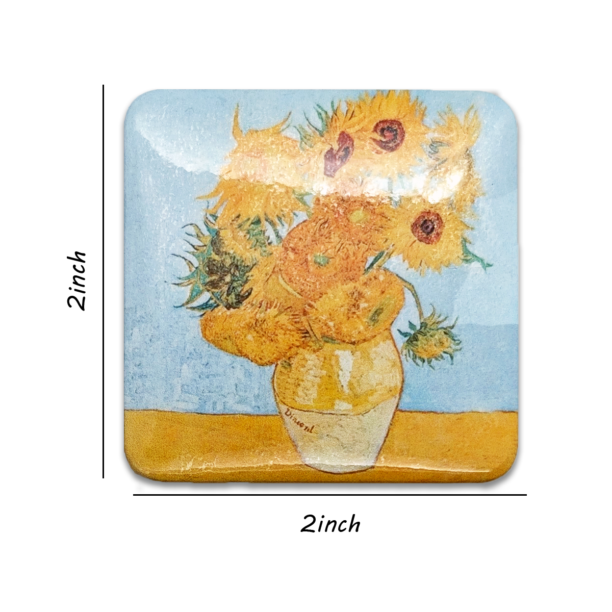 Vincent van Gogh "Sunflowers" Art Magnet