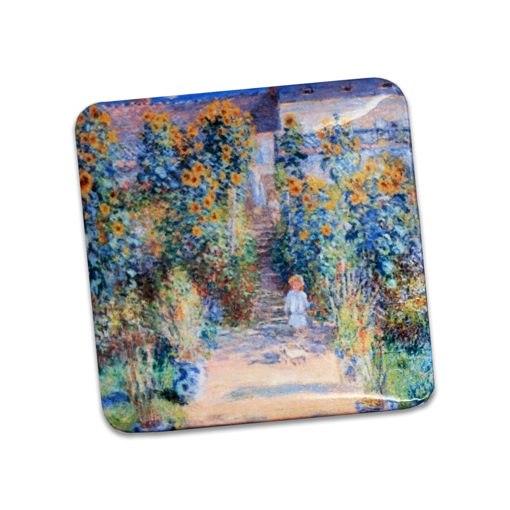 "The Artist's Garden at Vétheuil" Art Magnet